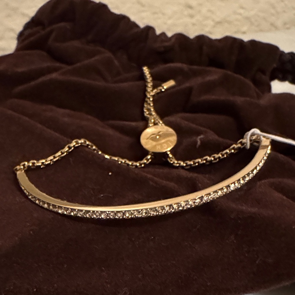 Michael Kors Gold Bracelet with Crystals